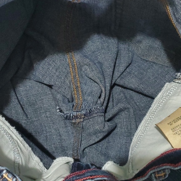 Levis jeans women's size 6 blue perfectly slimming 548 capri y2k - Picture 10 of 14